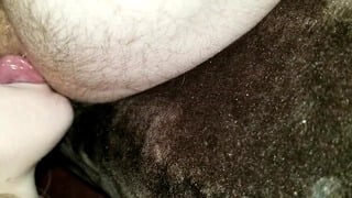 Amateur rimjob