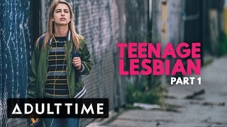 Adult Time Teenage Lesbian- Kristen Scott Peeps on Couple at Party