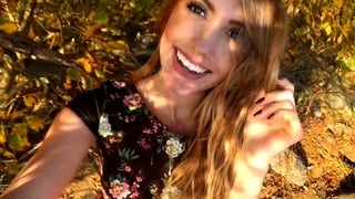 Outdoor Blowjob And Cum In Mouth! – Darling Teen Doing Oral On The Beach.