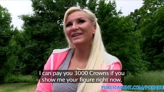 Publicagent Slutty Looking Blond With Big Tits Fucking Outdoors